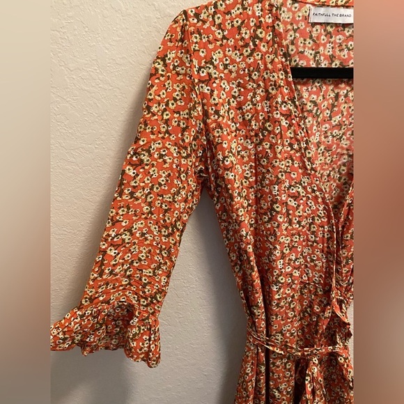 Faithful The Brand Floral Wrap Dress - Picture 5 of 14